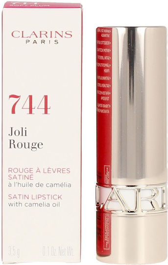 Clarins Joli Rouge Червило Дълготраен Прозрачен 744 Мека слива 3.5gr