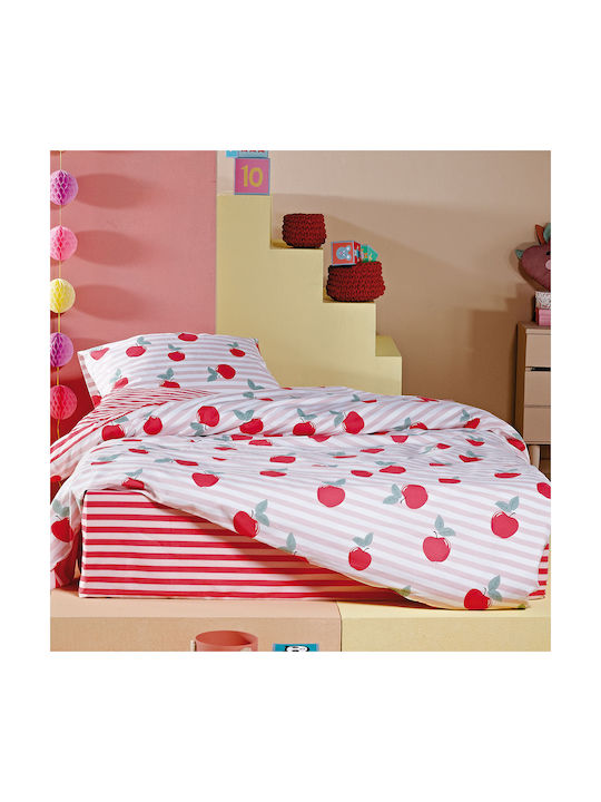 Kentia Kinderdecke Einzel Crisp Rot 160x240cm