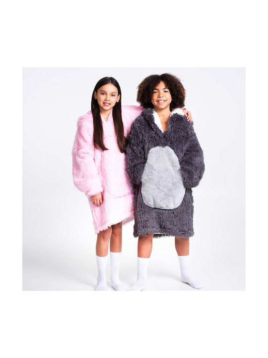 Noxxiez Κουβέρτα Fleece Ροζ 160εκ.