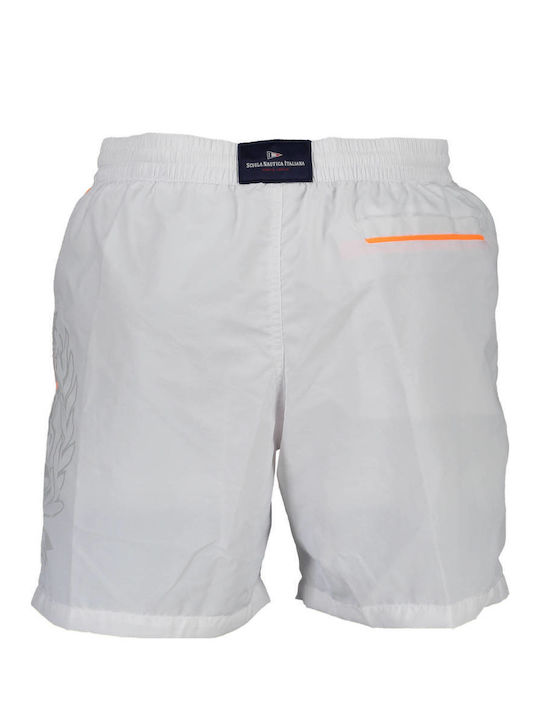 Scuola Nautica Italiana Men's Swimwear Shorts White