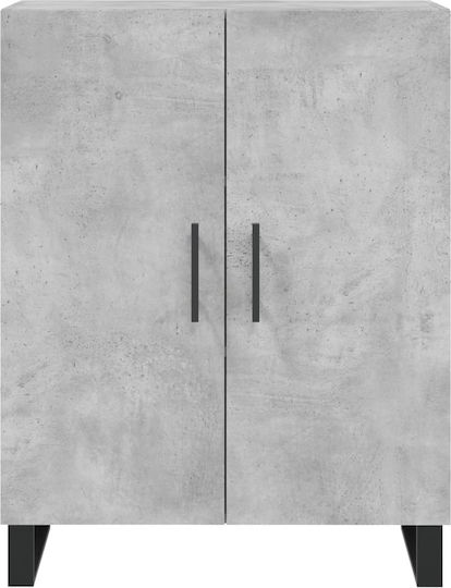 Bibliotecă Gri 69.5x34x180 cm