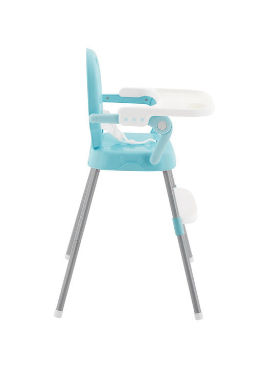 Kikka Boo Spoony Baby Highchair 3 in 1 With Adjustable Height Blue