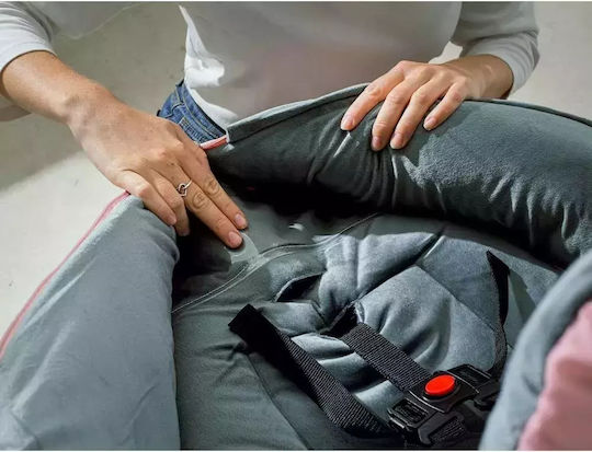 Interbaby Montan Universal Ποδόσακος Καροτσιού Ροζ με Βελούδινη Επένδυση 90x46εκ.