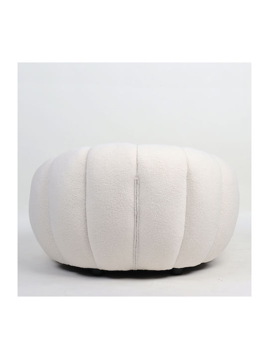 Afet Armchair White 94x89x61cm