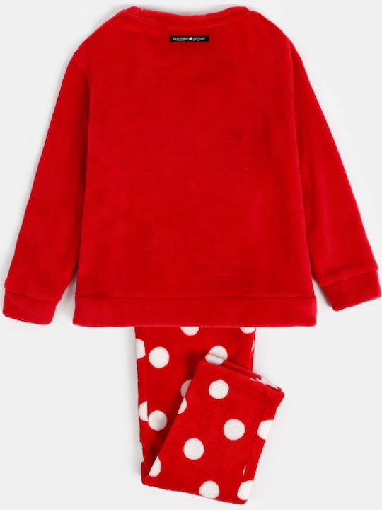 Santoro Kids' Pajamas Winter Velvet Red