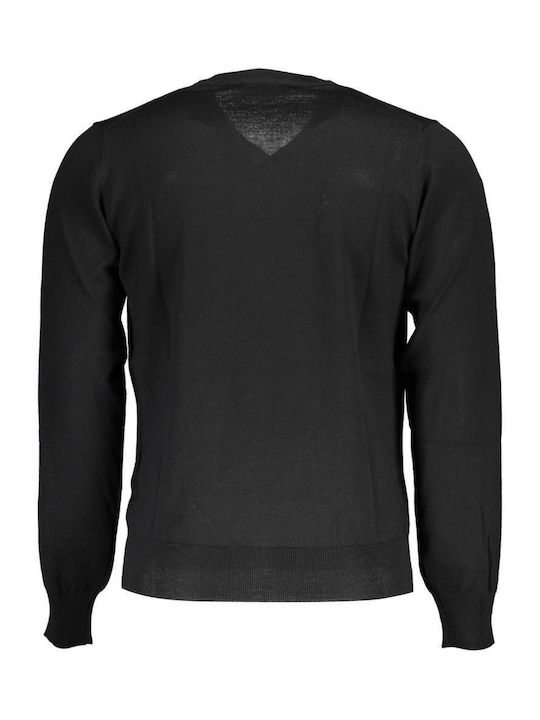 K-Way Herren Langarm-Pullover Schwarz