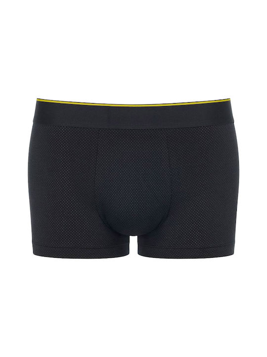 Ever Airy H Hipster Ανδρικά Μποξεράκια Μαύρο-Ανθρακί 2Pack