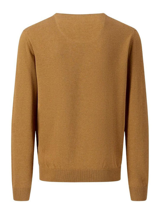 Fynch Hatton Men's Long Sleeve Sweater Brown