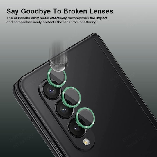 9h Πίσω Προστασία Κάμερας Tempered Glass Ασημί για το Galaxy Z Fold4