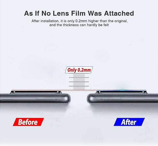 9h Πίσω Προστασία Κάμερας Tempered Glass Ασημί για το Galaxy Z Fold4