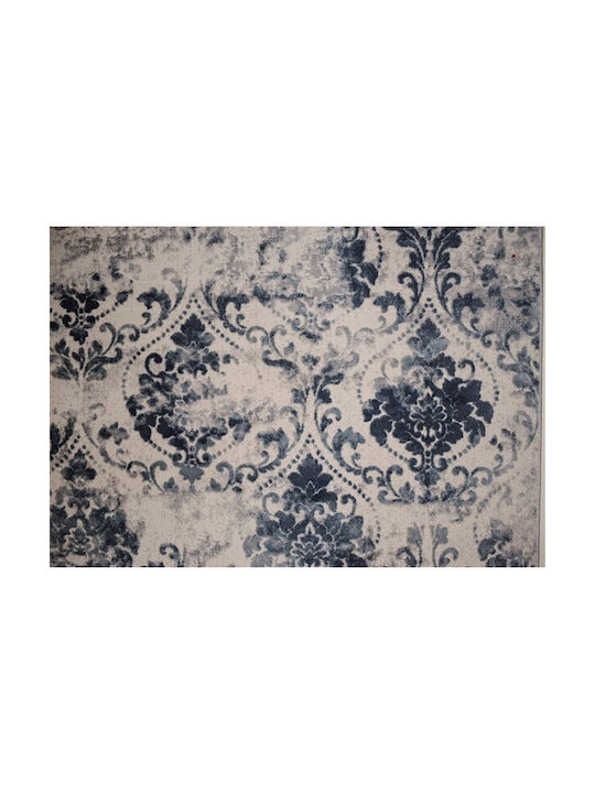 Klonaras Velvet Rug Rectangular Grey Blue - #4525