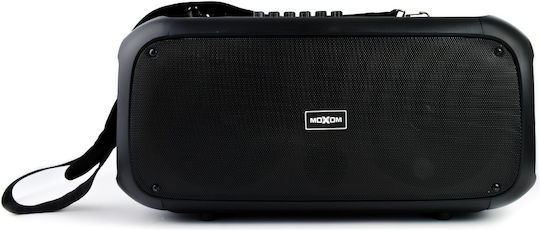 Moxom Ηχείο Karaoke με Ασύρματα Μικρόφωνα και Εφέ Φωτισμού Mx-sk52 MX-SK52 Μαύρο