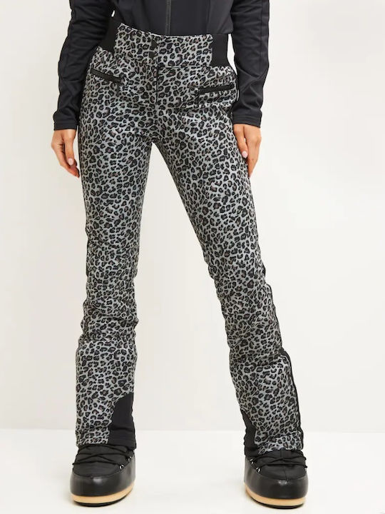 8848 Altitude Randy W Slim Pant Leopard Women's Ski Pants - 2272-H8