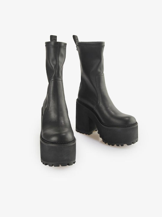 Buffalo Damenstiefel Schwarz