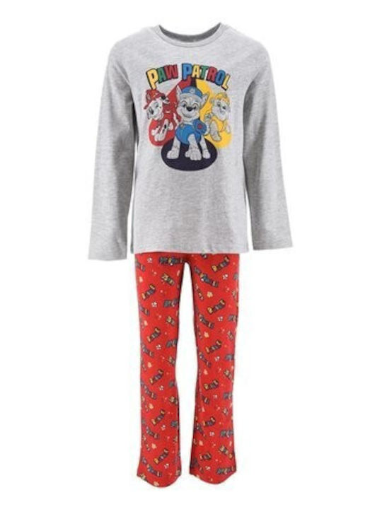 Nickelodeon Set Top & Bottom Kids Cotton Pyjamas Gray