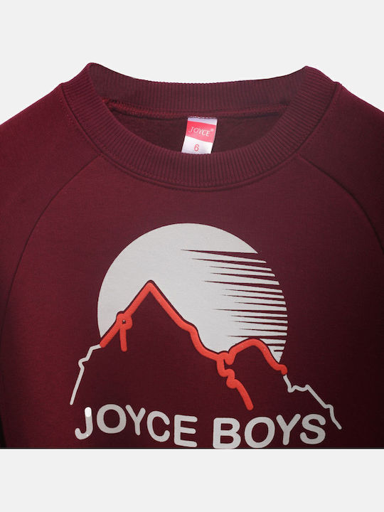 Joyce Детски Суичър Бордо