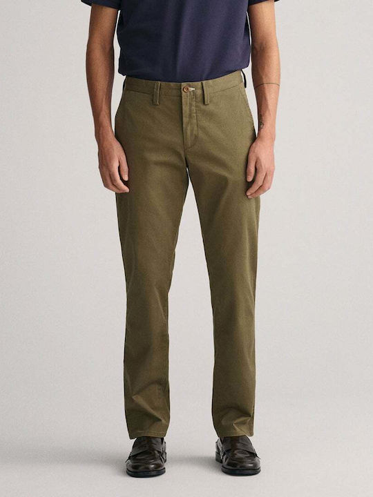 Gant Men's Trousers Khaki