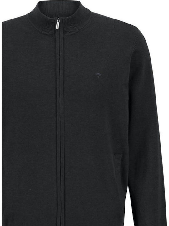 Cardigan Tricotat Bărbătesc Negru