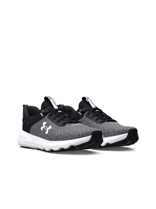 Under Armour Charged Revitalize Herren Sportschuhe Laufen Black / White