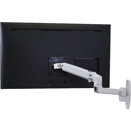 Ergotron LX Wall Mounted Stand Monitor up to 34" with Arm White