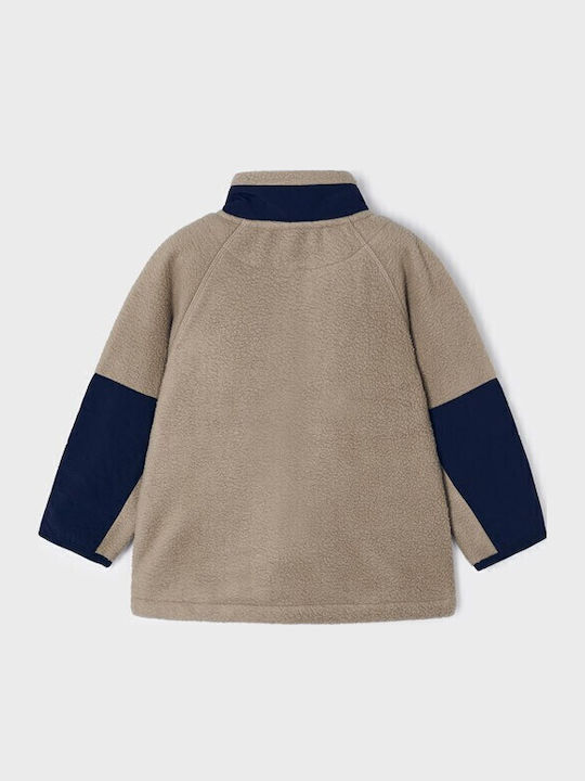 Kids Cardigan Fleece Beige