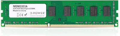 2 Power 4GB DDR3 RAM mit Geschwindigkeit 1600 für Schreibtisch