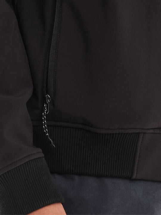 Geacă Iarna Waterproof și Cu Protecție Împotriva Vântului Negru