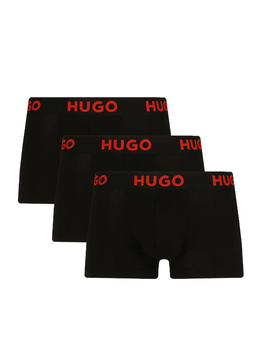 Herren Boxershorts Schwarz 3Packung