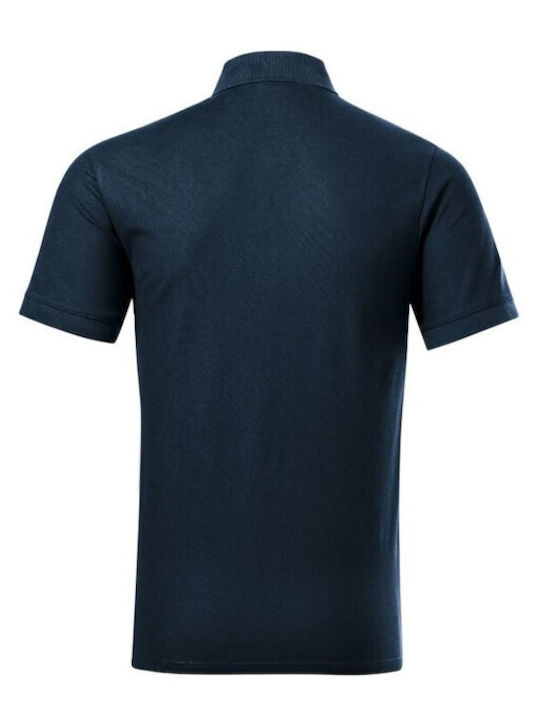 Malfini Men's Short Sleeve Promotional Blouse Navy Blue