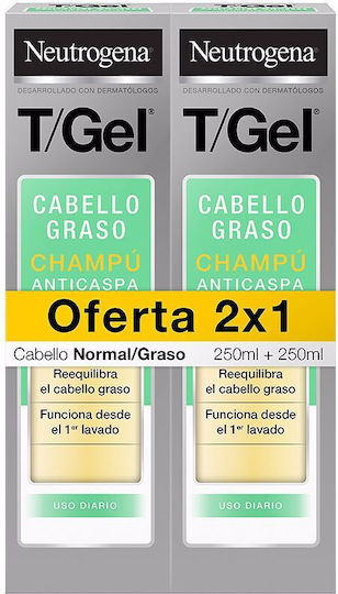 Neutrogena T Gel Dry Shampoos against Dandruff for Dry Hair Hair 250ml