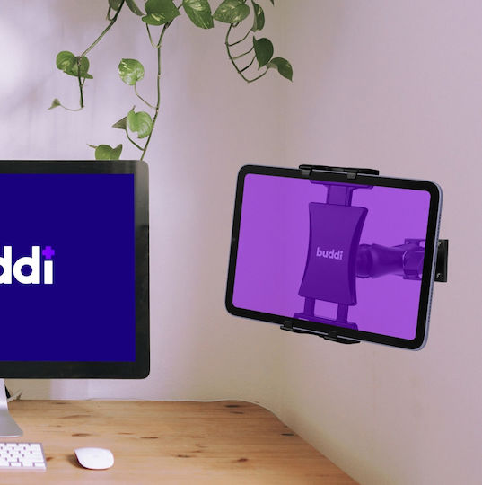 Buddi Βάση Tablet Τοίχου σε Μαύρο χρώμα
