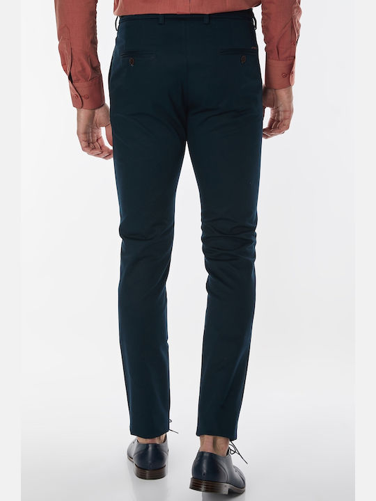 Vittorio Artist Novoli Herrenhose Chino Elastisch Marineblau