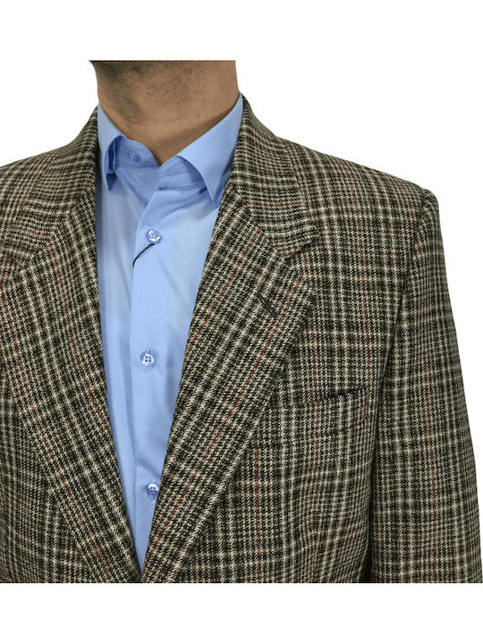 Men's Winter Suit Jacket Brown