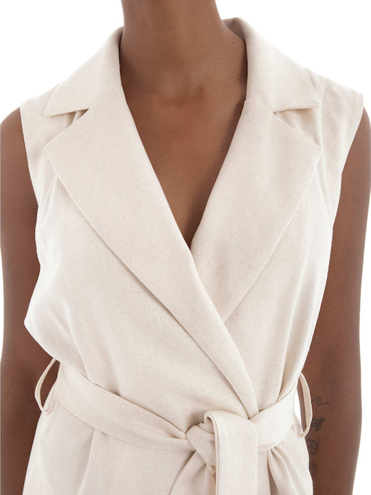 "summer Shelter" Gillet Dress Summer Mini Dress Beige