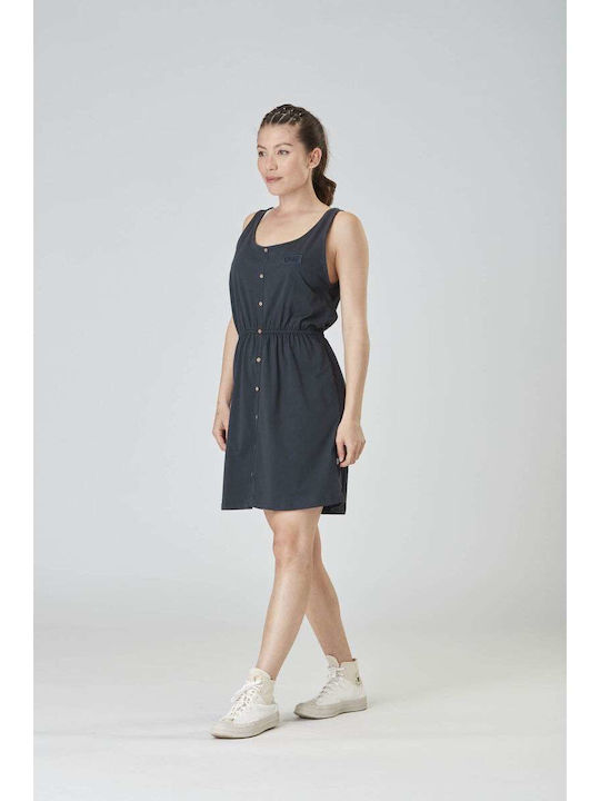 Picture Loonna Dress Summer Mini Shirt Dress Blue