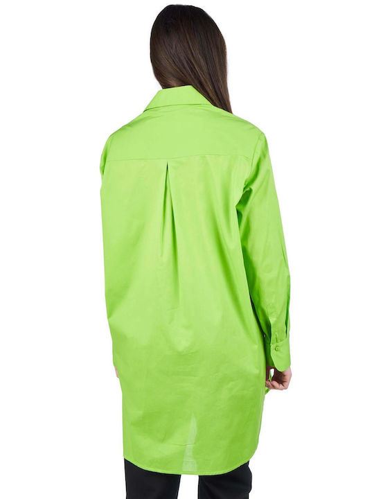 Zoya Women's Monochrome Long Sleeve Shirt Green