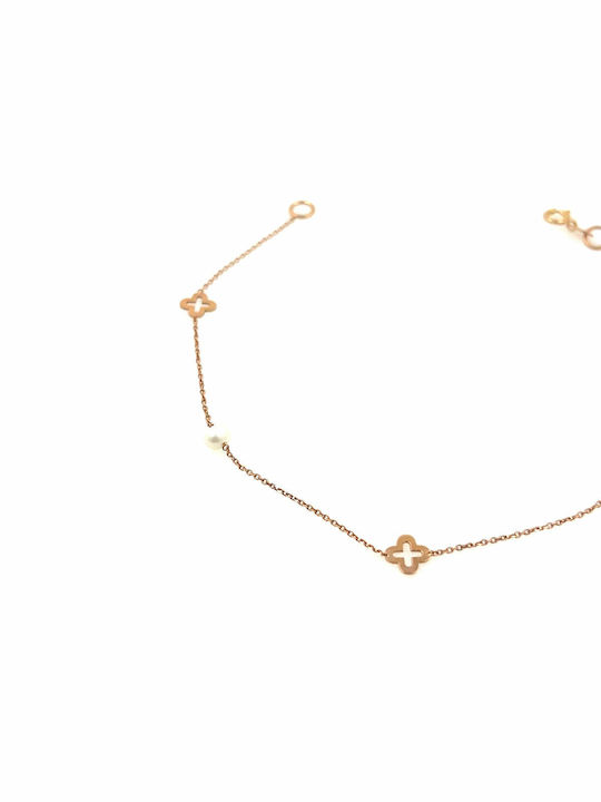 CHrysolithos Bracelet Chain with Cross design made of Gold