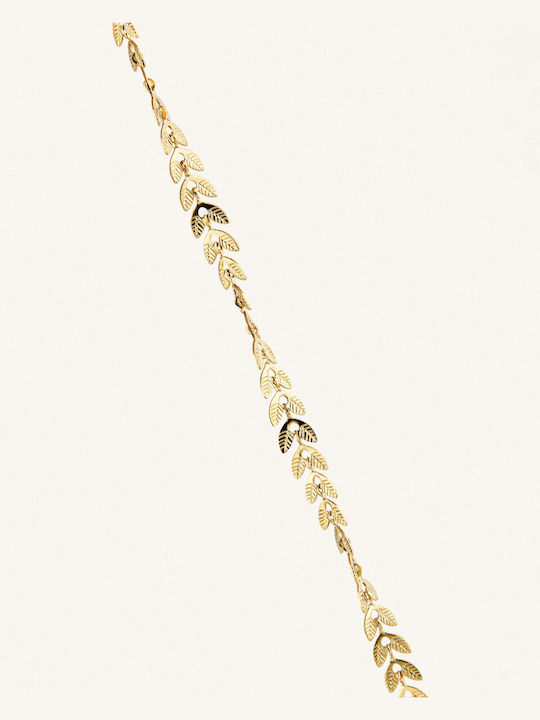 StanStefan Bracelet Anklet Chain made of Steel Gold Plated