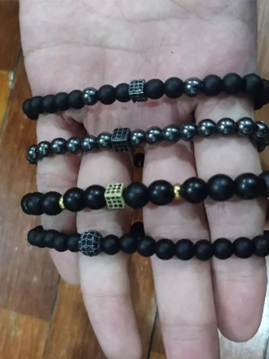 Legend Accessories Ανδρικό Σετ Βραχιόλια από Ανοξείδωτο Ατσάλι 18cm