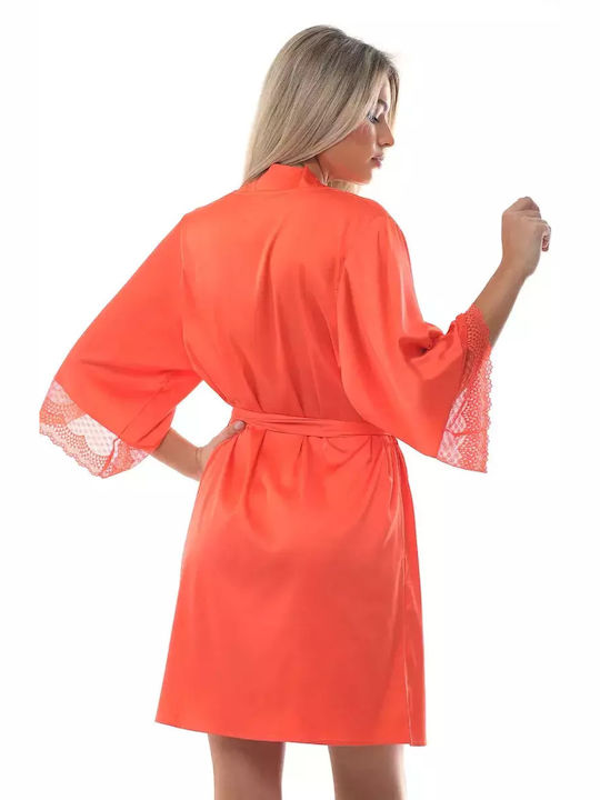 Bonatti Sommer Damen Satin Robe Orange Jill