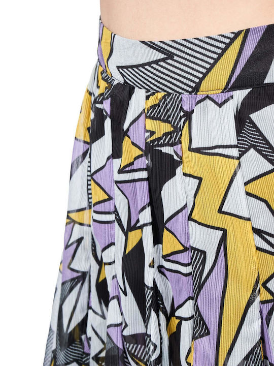 Pleated Mini Skirt Black