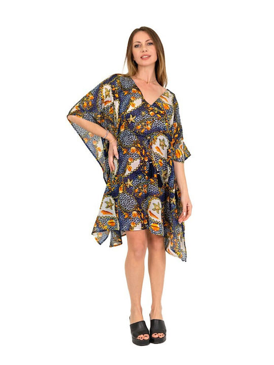 Aquablue Women's Beachwear Blue Caftan