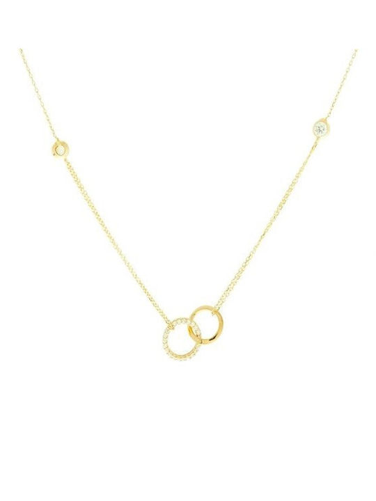 Papadopoulos Gold Set with Necklace & Bracelet from Gold 14K