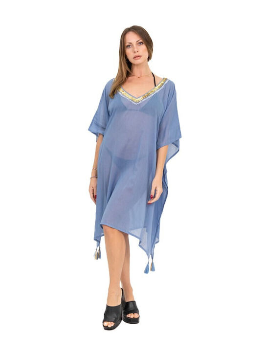 Aquablue Damen Kaftan Strand Mehrfarbig
