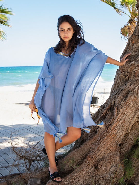 Aquablue Damen Kaftan Strand Mehrfarbig
