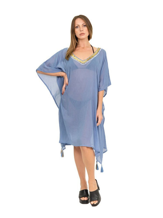 Aquablue Damen Kaftan Strand Mehrfarbig