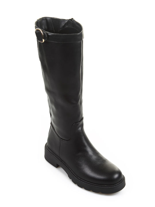 Fshoes Damenstiefel Schwarz