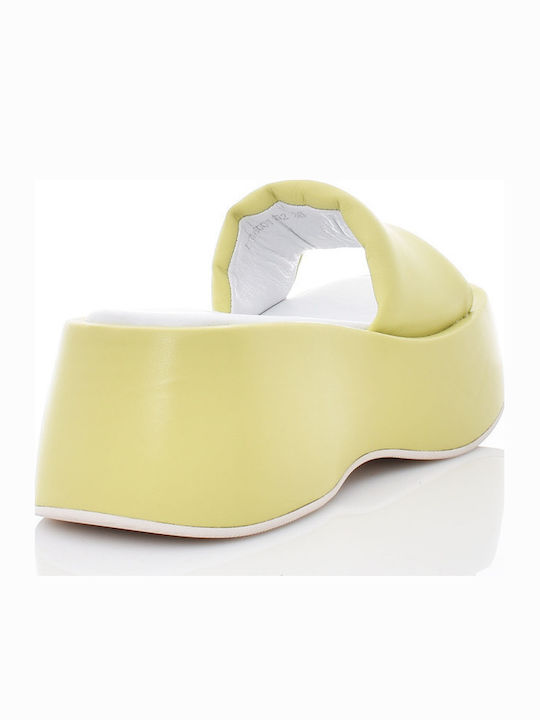 Dasia Women's Flat Sandals in Yellow Color
