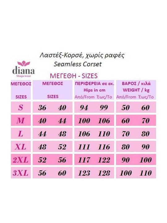 Diana Φόρεμα Σύσφιξης και Ανόρθωσης Χωρίς Ραφές Μπεζ