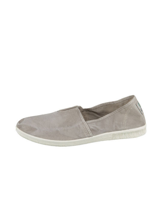 Natural World Canvas Eco Stoff Herren Espadrilles in Gray Farbe